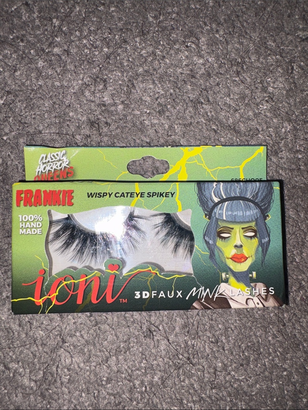 Frankie Wispy Cateye Spikey False Lashes - Black